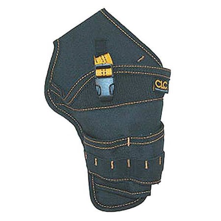 Tool Pouch, Tool Holster, Black, Polyester, 0 Pockets MPN:5023