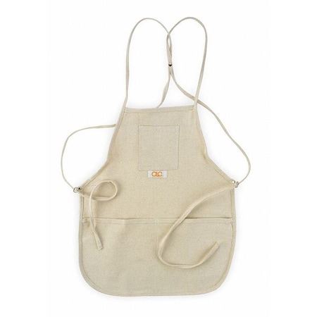 Tool Apron, Tool Apron, White, Canvas, 4 Pockets MPN:C11