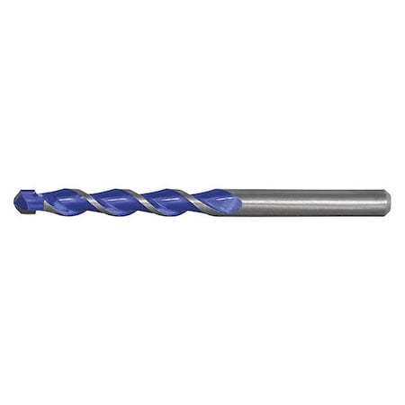 5/16 HSS Carbide-Tipped 118 Degree Multi-Purpose Masonry Drill Cle-Line 1838 Bright RHS/RHC MPN:C22214
