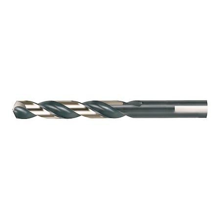 11/32 135 Degree HSS Heavy-Duty Jobber Length Drill w/3-Flats Cle-Line Import 1607 Black & Gold RHS/RHC MPN:C69357