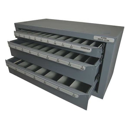A-Z Drill Bit Dispenser For Jobber Drills 26 Compartments Cle-Line 1867 MPN:C23993