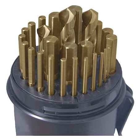 29PC Set 1/16-1/2X64TH Hs-Co Hex Shk Job MPN:C10629
