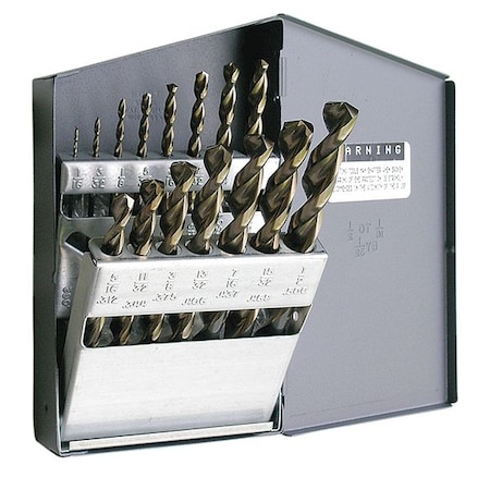 15PC Set 1/16-1/2X32ND Jobber MPN:C18620