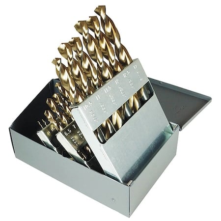 25PC Set 1MM-13MM X 0.5MM Jobber MPN:C18628