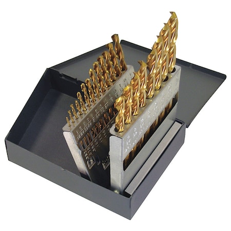 21PC Set 1/16-3/8X64TH Jobber Tin MPN:C18702