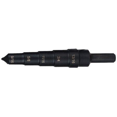 Step Reamer Dia 9/16 5/8 11/16 3/4 13/16 MPN:C20301