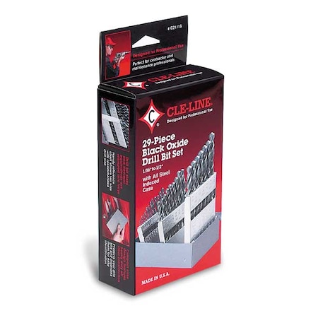 29PC Set 1/16-1/2X64TH Jobber MPN:C21121
