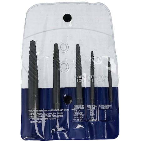 5PC Set #1-#5 Scrw Ext MPN:C21149