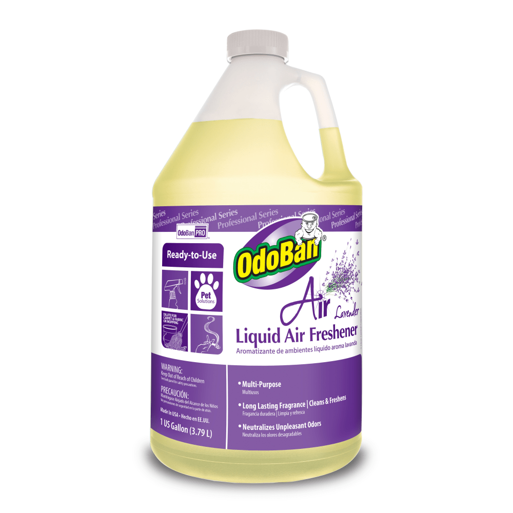 OdoBan Professional Series Ready-to-Use Air Lavender Liquid Air Freshener, Lavender Scent, 1 Gallon MPN:977562-G4