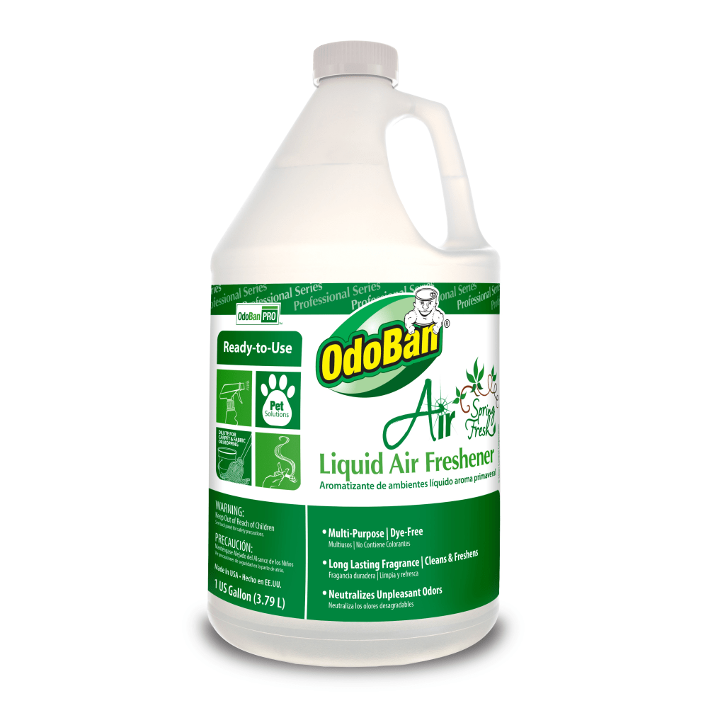 OdoBan Professional Series Ready-to-Use Air Spring Fresh Liquid Air Freshener, Spring Fresh Scent, 1 Gallon MPN:977462-G4