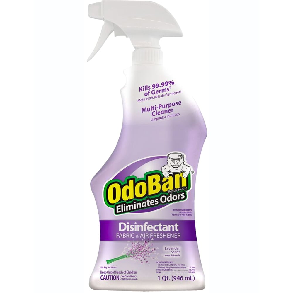 OdoBan Odor Eliminator Disinfectant Spray, Lavender Scent, 32 Oz Bottle MPN:910101-Q6