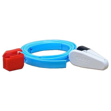 Pull Cord, PVC, Blue, 6' L MPN:116675