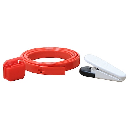 Pull Cord, PVC, Red, 6' L MPN:116687