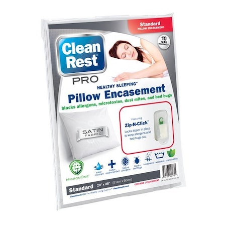 Pillow Protector, 26 in L, White MPN:845168001755