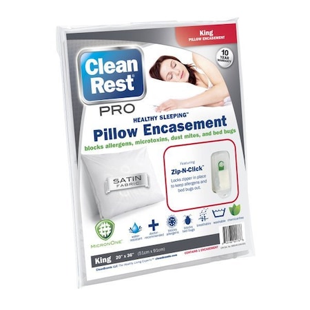 Pillow Protector, 36 in L, White MPN:845168001786