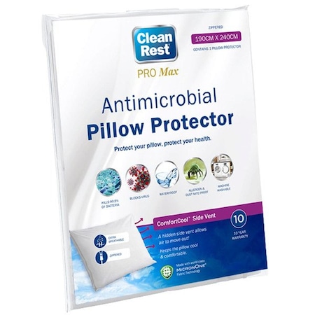 Pillow Protector, 36 in L, White MPN:845168015561
