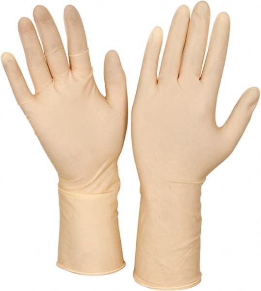 Disposable Gloves: Medium, 5 mil Thick, Latex, Cleanroom Grade MPN:100-323000/M