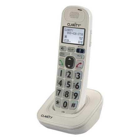 Expandable Handset, Cordless, White MPN:D704HS