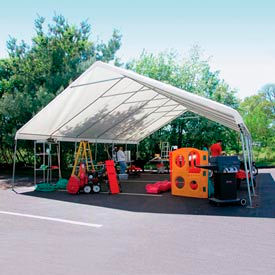 WeatherShield Giant Commercial Canopy 24'W x 30'L Green 2430CCN10