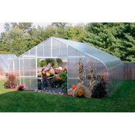 34x12x40 Solar Star Greenhouse w/Poly Top and Ends Roll-Up Sides Prop Heater 106314RSP