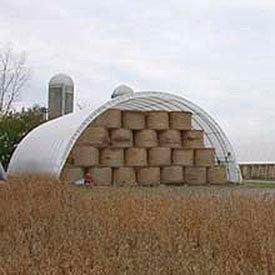 Econoline Storage Building 30'W x 15'H x 100'L White Freestanding 108312FW