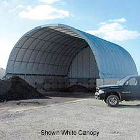 Econoline Storage Building 30'W x 15'H x 100'L Green Pony Wall 108312PN