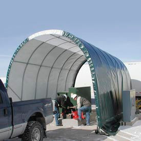 SolarGuard Freestanding Building 10'W x 8'H x 18'L Gray PB00552R4G