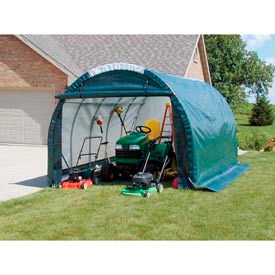 Mini Garage/Storage Shed 10'W x 8'H x 18'L Green PB02000R4N