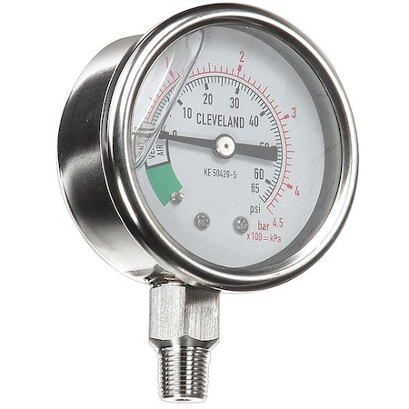 Pressure Gauge, Fits Brand Cleveland MPN:KE50429-5