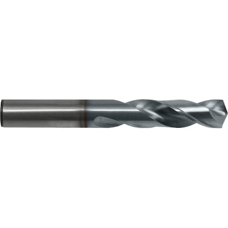Screw Machine Drill Bit, 10.50 mm Size, 135 Degrees Point Angle, Cobalt, TiCN Finish, Spiral Flute MPN:C14788
