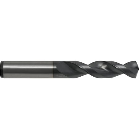 Screw Machine Drill Bit, H Size, 135 Degrees Point Angle, Cobalt, TiCN Finish, Straight Shank MPN:C15337