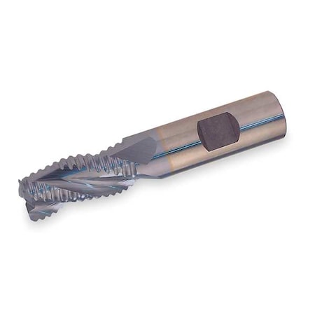 4-Flute Cobalt 8% Fine Square Single Roughing End Mill Cleveland RG6-TC TiCN 3/8x3/8x3/4x2-1/2 MPN:C30978