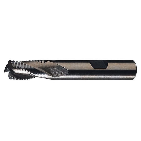 4-Flute Cobalt 8% Coarse Square Single Roughing End Mill Cleveland RG8 Bright 5/8x5/8x1-5/8x3-3/4 MPN:C31184