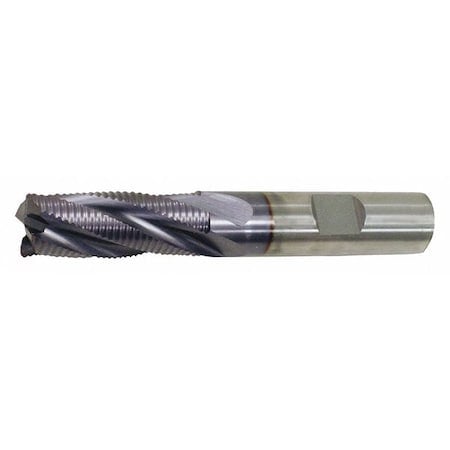 5-Flute Cobalt 8% Fine Square Single Roughing End Mill Cleveland RG6-TC TiCN 1