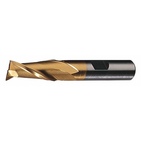 2-Flute Cobalt 8% Square Single-End CenterCut Finisher CTD HGC-2-TN TiN 11/64x3/8x7/16x2-3/8 MPN:C32500