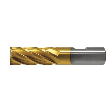 4-Flute Cobalt 8% Square Single End Multi-Flute CenterCut CTD HGC-4C-TN TiN 5/16x3/8x1-3/8x3-1/8 MPN:C32657