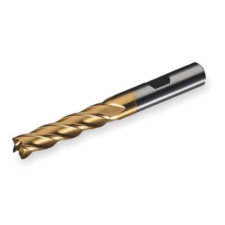 4-Flute Cobalt 8% Square Single End Multi-Flute CenterCut CTD HGC-4C-TN TiN 7/8x7/8x3-1/2x5-3/4 MPN:C32667