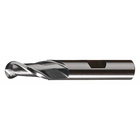 2-Flute Cobalt 8% Ball Nose Single End CenterCut Finisher CTD HGC-2B Bright 7/8x7/8x1-7/8x4-1/8 MPN:C32736