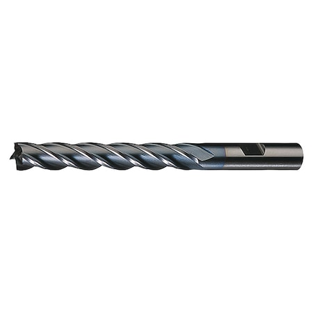 4-Flute HSS Center Cutting Square Single End MIll Cleveland HG-4C-TC TiCN 1/2x3/8x1x2-11/16 MPN:C33264
