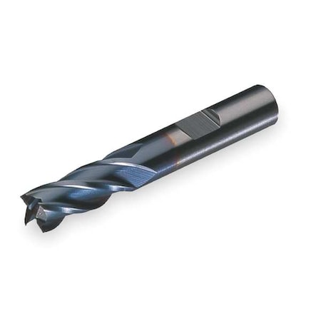 4-Flute HSS Center Cutting Square Single End MIll Cleveland HG-4C-TC TiCN 1/2x1/2x1-1/4x3-1/4 MPN:C33265