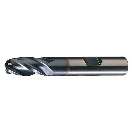 4-Flute HSS Ball Nose Single End MIll Cleveland HG-4B-TC TiCN 7/8x7/8x1-7/8x4-1/8 MPN:C33319