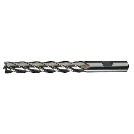 4-Flute HSS Center Cutting Square Single End MIll Cleveland HG-4C Bright 11/32x3/8x1-1/2x3-1/4 MPN:C33374