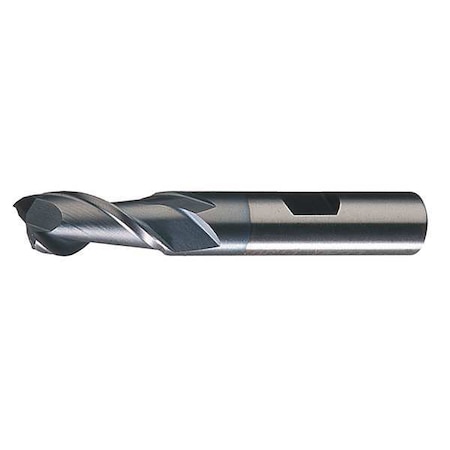 2-Flute HSS High Helix Sqaure Single End MIll Cleveland HGA-2-TC TiCN 5/8x5/8x1-5/8x3-3/4 MPN:C33493