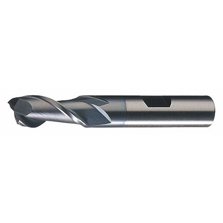 2-Flute HSS High Helix Sqaure Single End MIll Cleveland HGA-2-TC TiCN 7/8x7/8x1-7/8x4-1/8 MPN:C33495