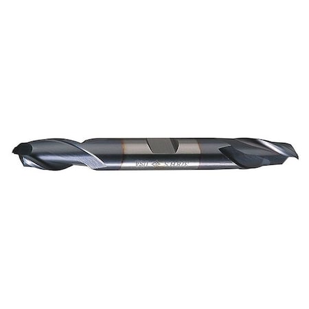 2-Flute HSS Square Double End Mill Cleveland HD-2-TC TiCN 1/4x3/8x1/2x3-3/8 MPN:C33697