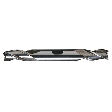 3-Flute HSS Center Cutting Square Double End Mill Cleveland HD-3 Bright 1/4x3/8x5/8x3-3/8 MPN:C39579