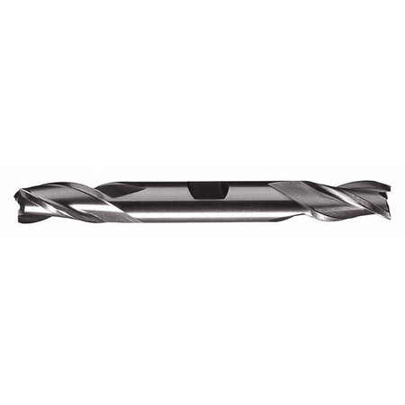 3-Flute HSS Center Cutting Square Double End Mill Cleveland HD-3 Bright 13/32x1/2x1x4-1/8 MPN:C39584
