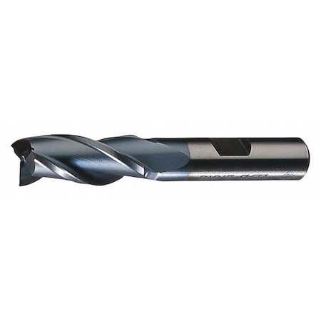 3-Flute HSS Center Cutting Square Single End Mill Cleveland HG-3-TC TiCN 5/8x5/8x1-5/8x3-3/4 MPN:C39715