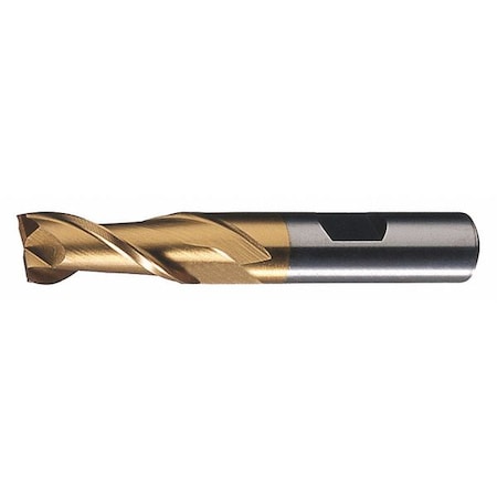 2-Flute PM+ HSS-E Square CC Single Finishing End Mill Cleveland PM-2-TN TiN 5/16x3/8x3/4x2-1/2 MPN:C40812