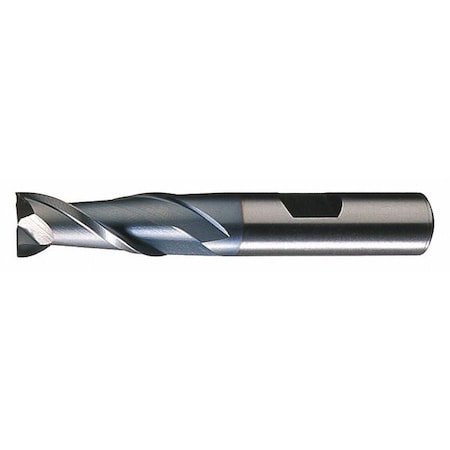 2-Flute PM+ HSS-E Square CC Single Finishing End Mill Cleveland PM-2-TC TiCN 1/4x3/8x5/8x2-7/16 MPN:C40828